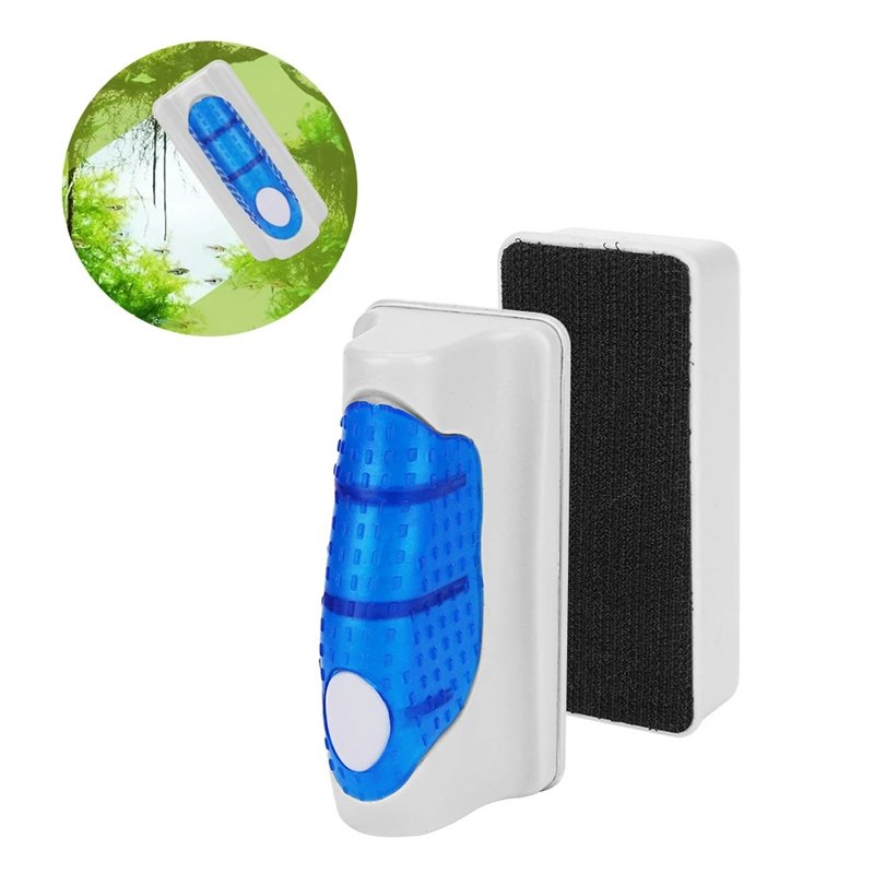 Magnetic Aquarium Brush Fish Tank Cleaner Tool Magnetic Brush Fish Tanks Accessories Floating Brush Glass Algae Cleaning Scraper