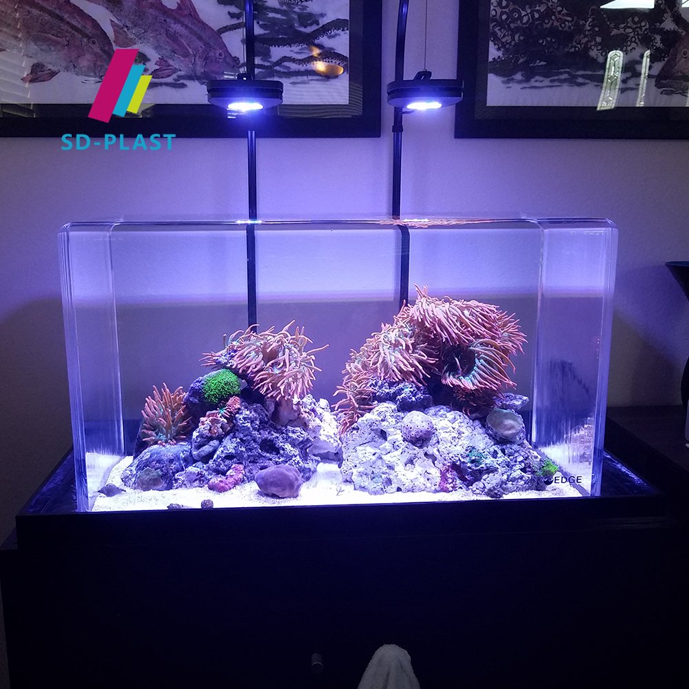 Aquarium Bespoke Fish Tank Pebbles Glass Acrylic Panel Perspex Fish Tank Custom Plastic Clear Aquariums & Accessories 20-800mm