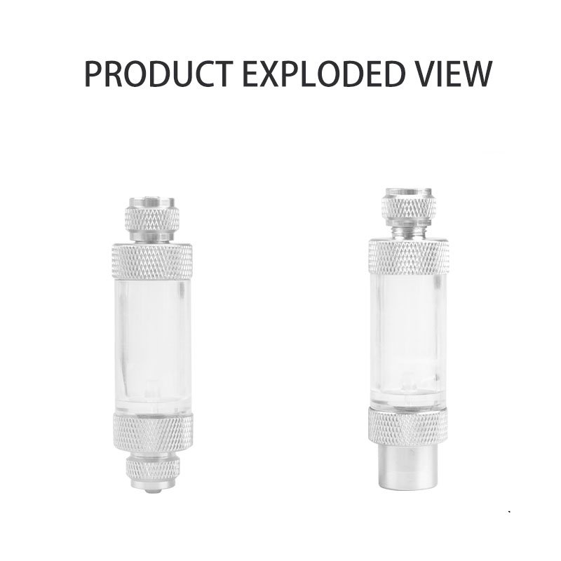 DEM S00-02A/02B Aquarium Equipments Alloy Check Valve-Regulator Diffuser Reactor Single& CO2 Bubble Counter