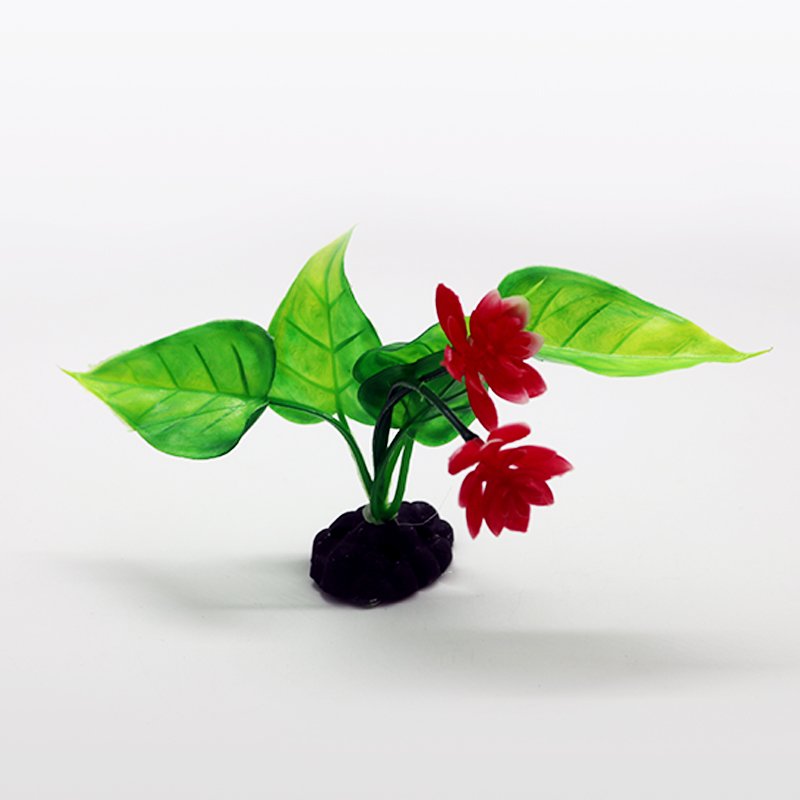 Artificial Aquatic Plants Fish Tank Decor Aquarium Decoration Ornament Glowing Effect silicone