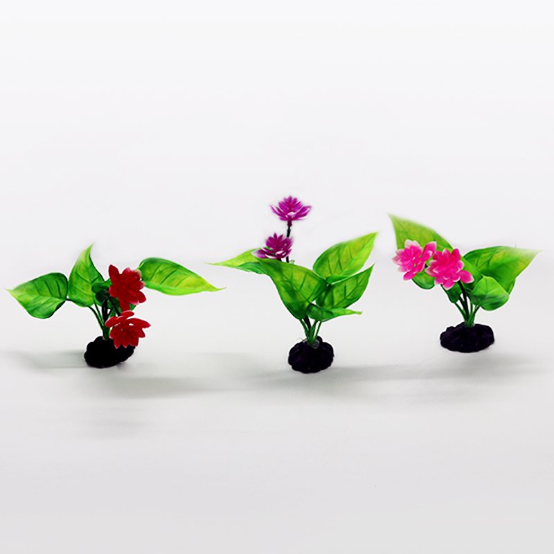 Artificial Aquatic Plants Fish Tank Decor Aquarium Decoration Ornament Glowing Effect silicone