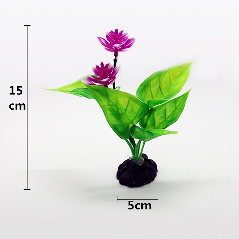 Artificial Aquatic Plants Fish Tank Decor Aquarium Decoration Ornament Glowing Effect silicone