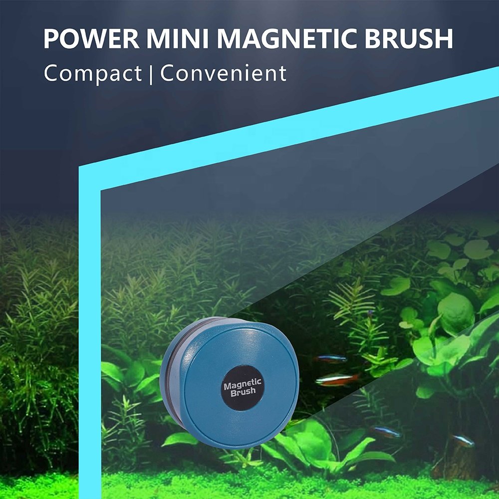 Wholesale Aquarium Magnetic Aquarium Fish Tank Brushes Floating Clean Glass Window Algae Scraper Cleaner Brush