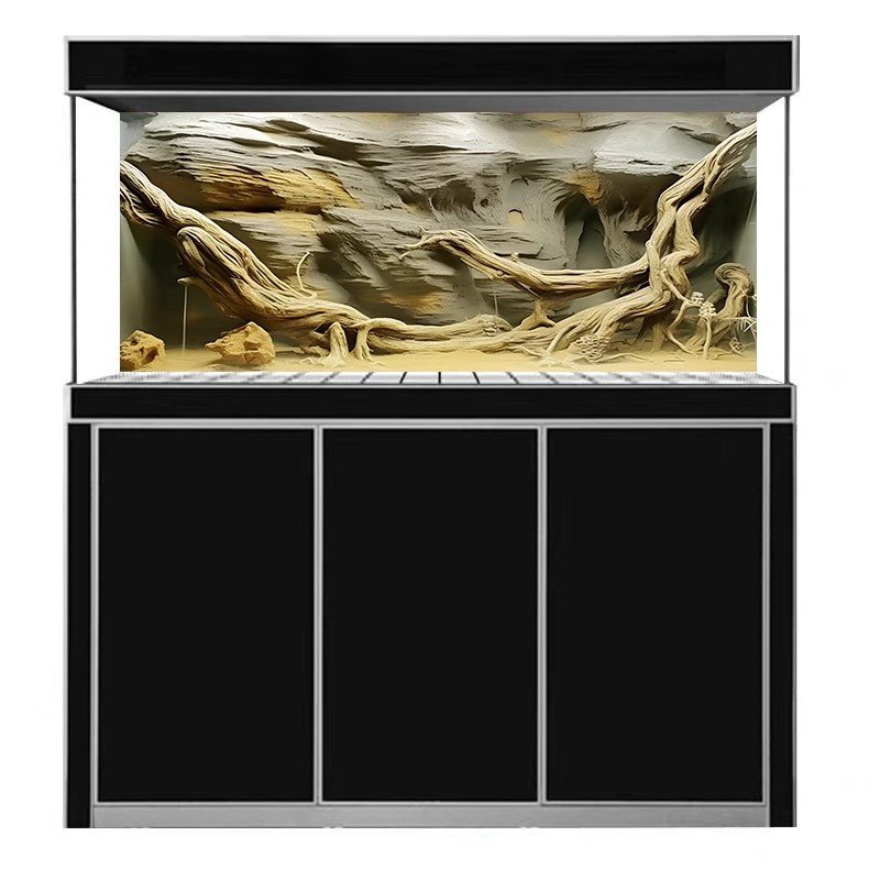aquarium background sticker Customized high-definition image 3D painting fish tank background sticker