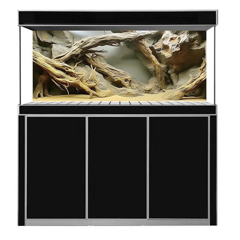 aquarium background sticker Customized high-definition image 3D painting fish tank background sticker