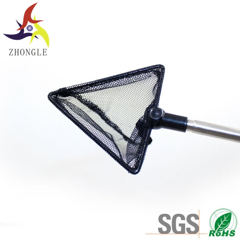 Aquarium flexible stainless steel handle fishing nets