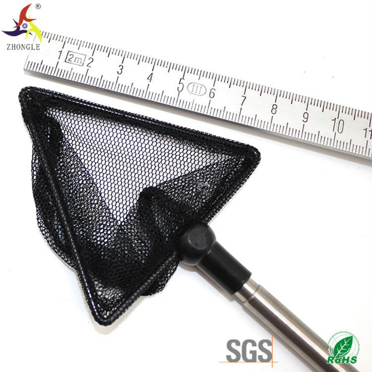 Aquarium flexible stainless steel handle fishing nets