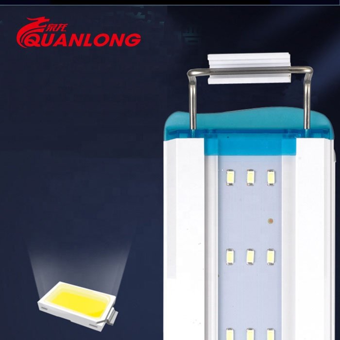 Quanlong fish tank lamp reef light led aquarium full spectrum marine aquarium lights for live plant tank