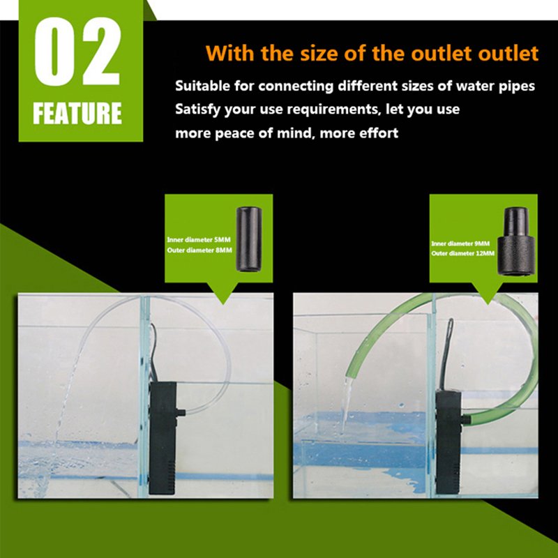 SUNSUN 3-in-1 Built-in Aquarium Filter Water Purifier Oxygen Pump Circulating Flow For Fish Tank Fishbowl Filtration Accessories
