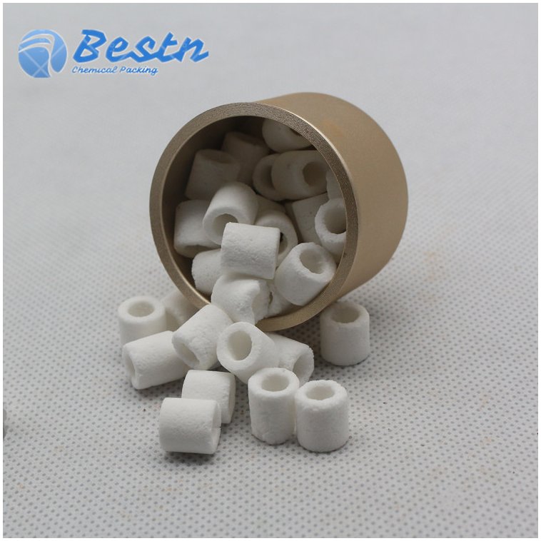 15mm Aquarium Accessories Ceramic Bio Glass Filter Media Circular Quartz Filter Ring for Koi Pond
