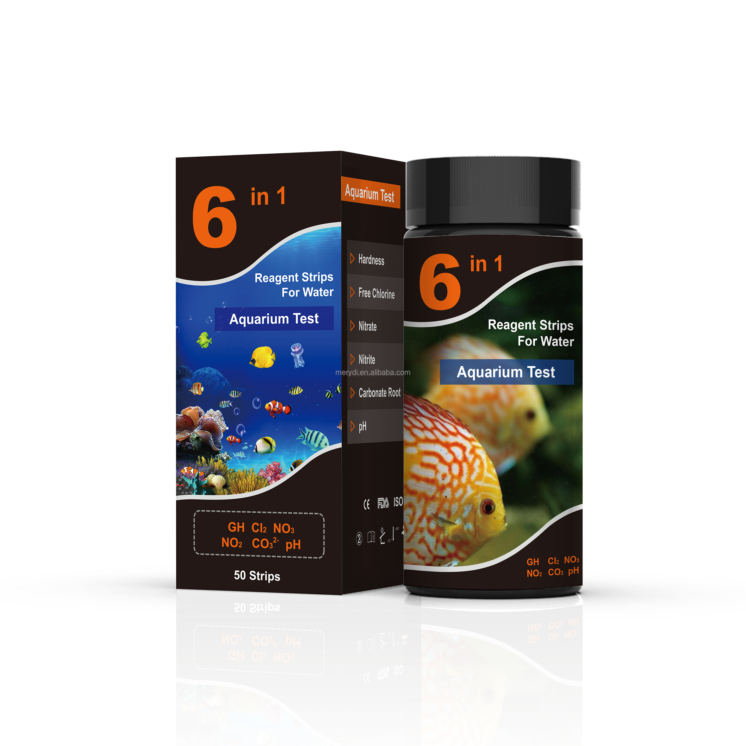 Weekly Fish Pond Test Kit for Aquariums Water Test Strips to Monitor Water Quality Use