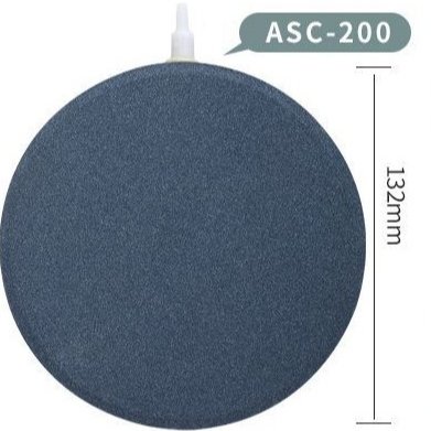 Small Round Ceramic Air Stones Bubble Diffuser Air Stones for Aquarium Fish Tank Pump and Hydroponics