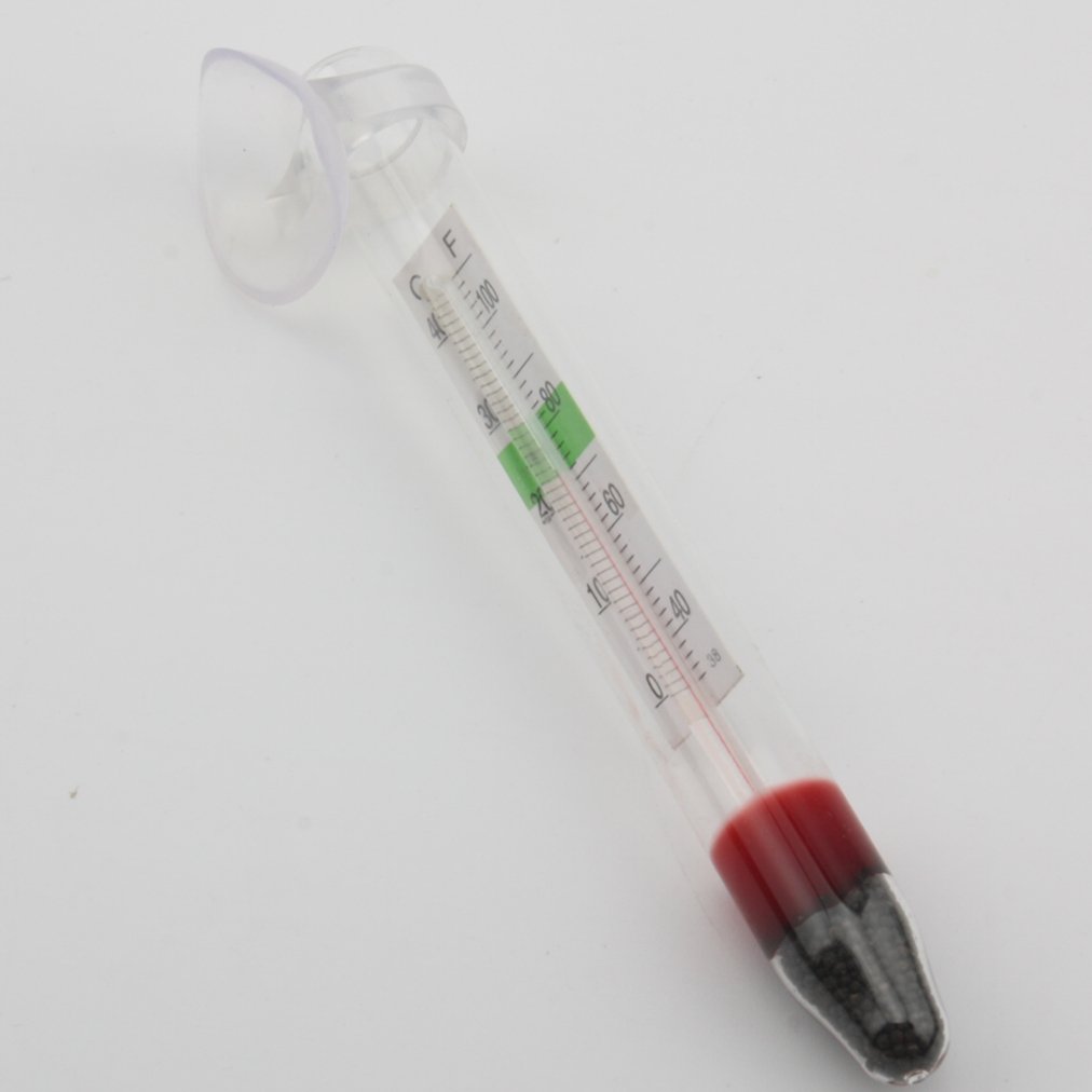 High Quality Aquarium Fish Tank Glass U Hook Hang On Thermometer With Retail Package