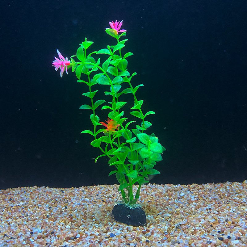 20cm Fish Tank Decoration Simulated Water Grass Aquarium Plants Fish Tank Plastic Landscaping Fish Tank
