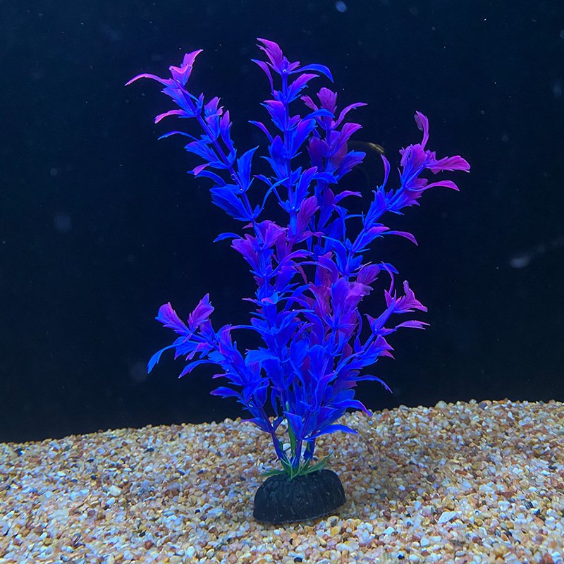 20cm Fish Tank Decoration Simulated Water Grass Aquarium Plants Fish Tank Plastic Landscaping Fish Tank