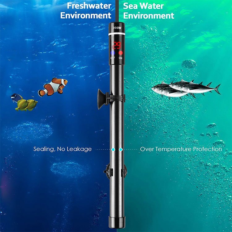 Seabillion Fish tank heater aquarium & accessories Automatic ajustable for fresh water or salt water for sale