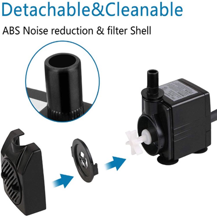 Small Mini Solar Power Water Pump AC 220V Submersible Fountain Aquarium Air Pump Fish Tank Pond Circulation Pump