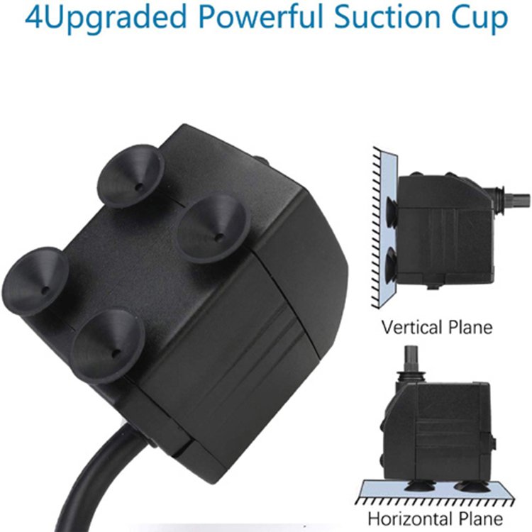 Small Mini Solar Power Water Pump AC 220V Submersible Fountain Aquarium Air Pump Fish Tank Pond Circulation Pump