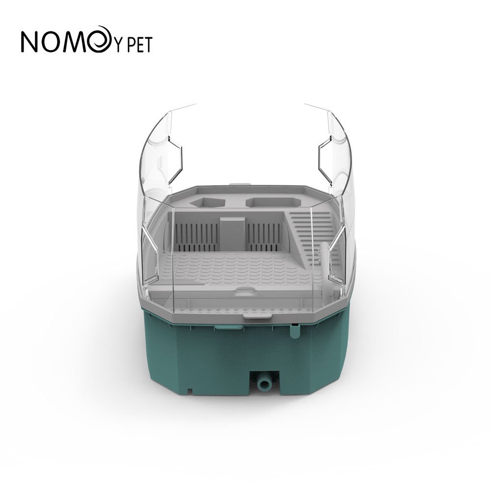 Plastic Detachable Escape-proof Turtle Tank Aquarium with Platform for Turtle Tortoise