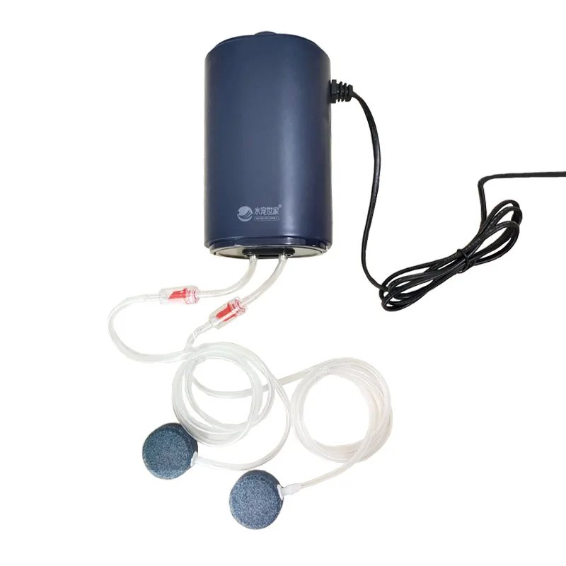 Silent Aquarium Oxygen Air Pump with Check Fish Tanks Accessories Oxygenator Compressor Aerator 220-240v