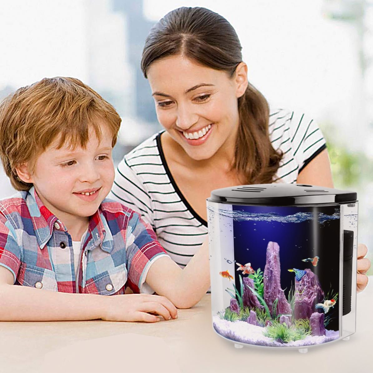 Freesea Large Glass Aquarium Fish Tank