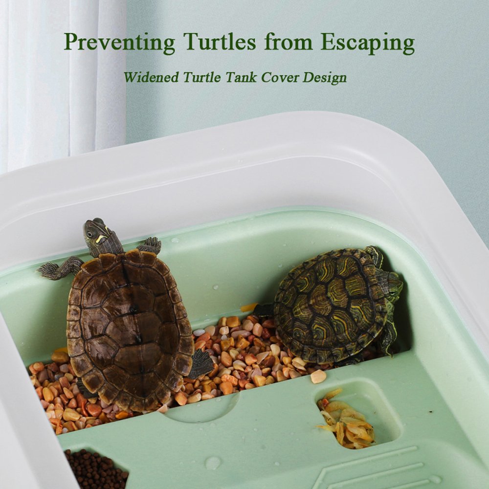 Multifunctional Sunsun Ecological Turtle Habitat Reptile Aquarium Tank Aquarium Plastic Turtles Tank with Water Filter