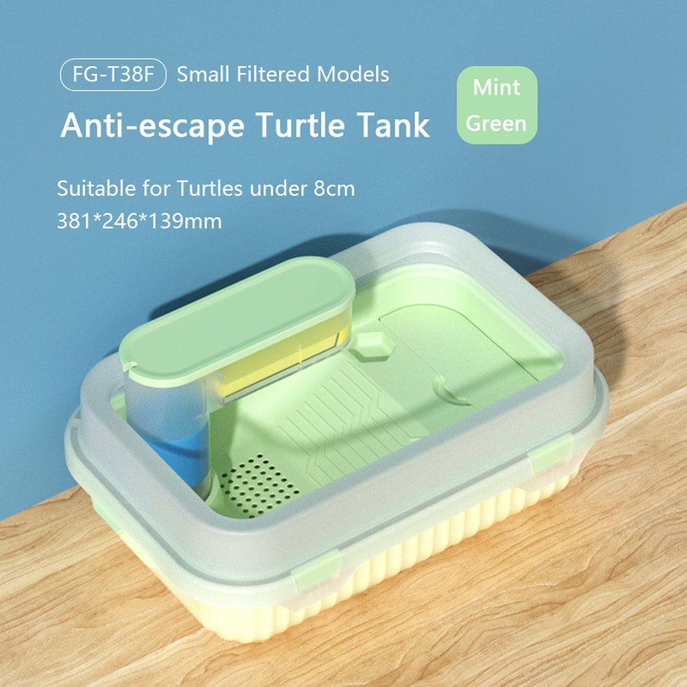Multifunctional Sunsun Ecological Turtle Habitat Reptile Aquarium Tank Aquarium Plastic Turtles Tank with Water Filter