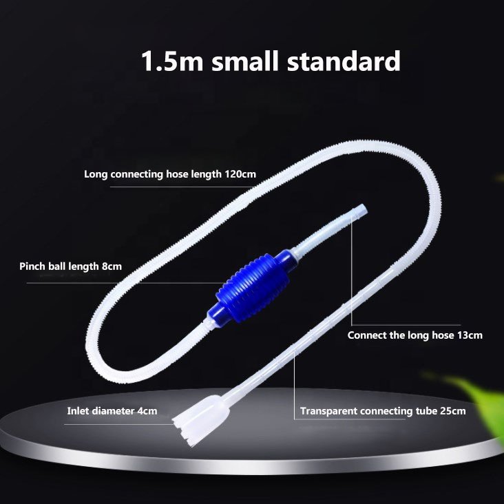 Gravel Cleaner Manual Siphon Vacuum Cleaner Pump Hand siphon Pump for Aquarium Fish Tank