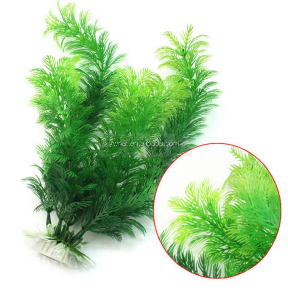hot sale 30-40cm landscaping aquarium plants Plastic Artificial Aquarium Plants
