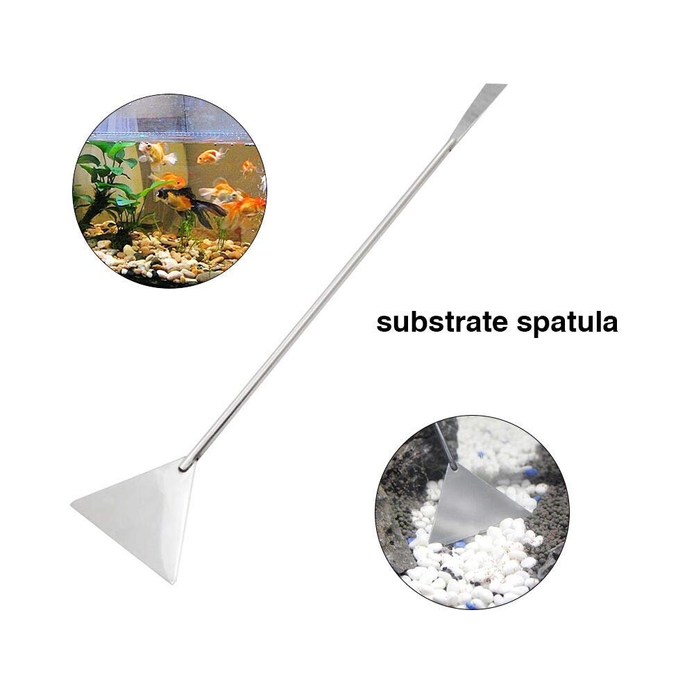 Black Aquarium Maintenance Tools Aquarium Live Plants Water Grass Scissor Tweezers Kit Fish Aquatic Pet Supplies