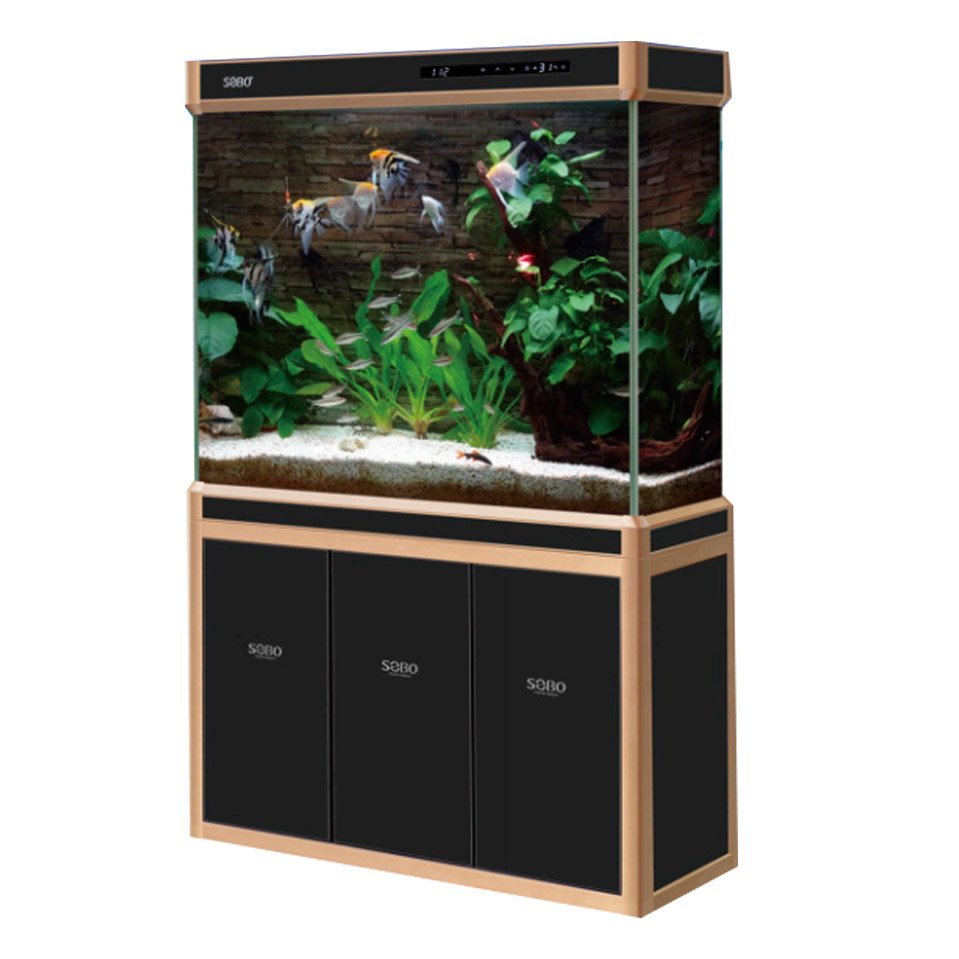 Wholesale SOBO High Quality Large Glass Fish Tank Aquarium for Ornamental Fish