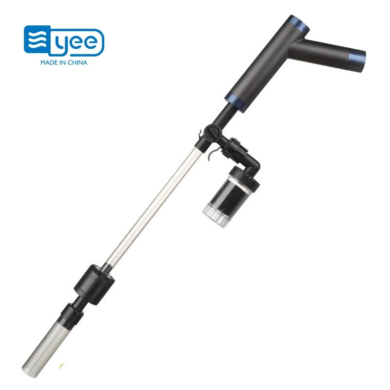 Yee Aquarium Fish Tank Siphon Pump Aquarium Gravel Cleaner Changer Draining Water Fast Lithium Battery Siphon Sand Washer