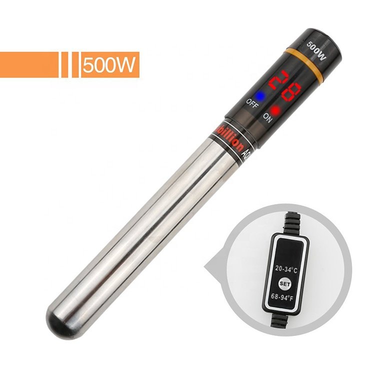 15w 50W 100W 200W 300W 500W Submersible aquarium water heaters Stainless steel For Fish Tanks and Pond