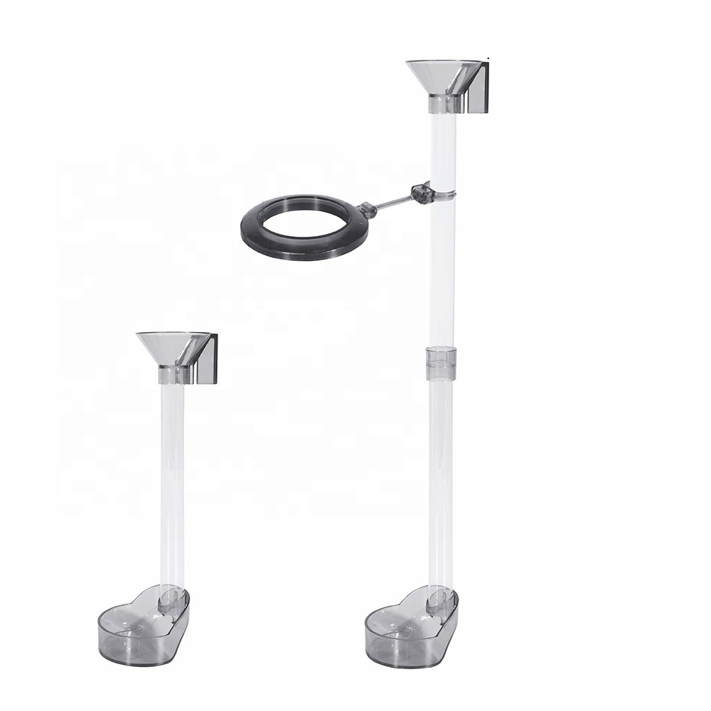 New Design Aquarium Water Inlet Outlet Tube Kit Fish Acrylic Pipe Tube Fish Feeder Tube