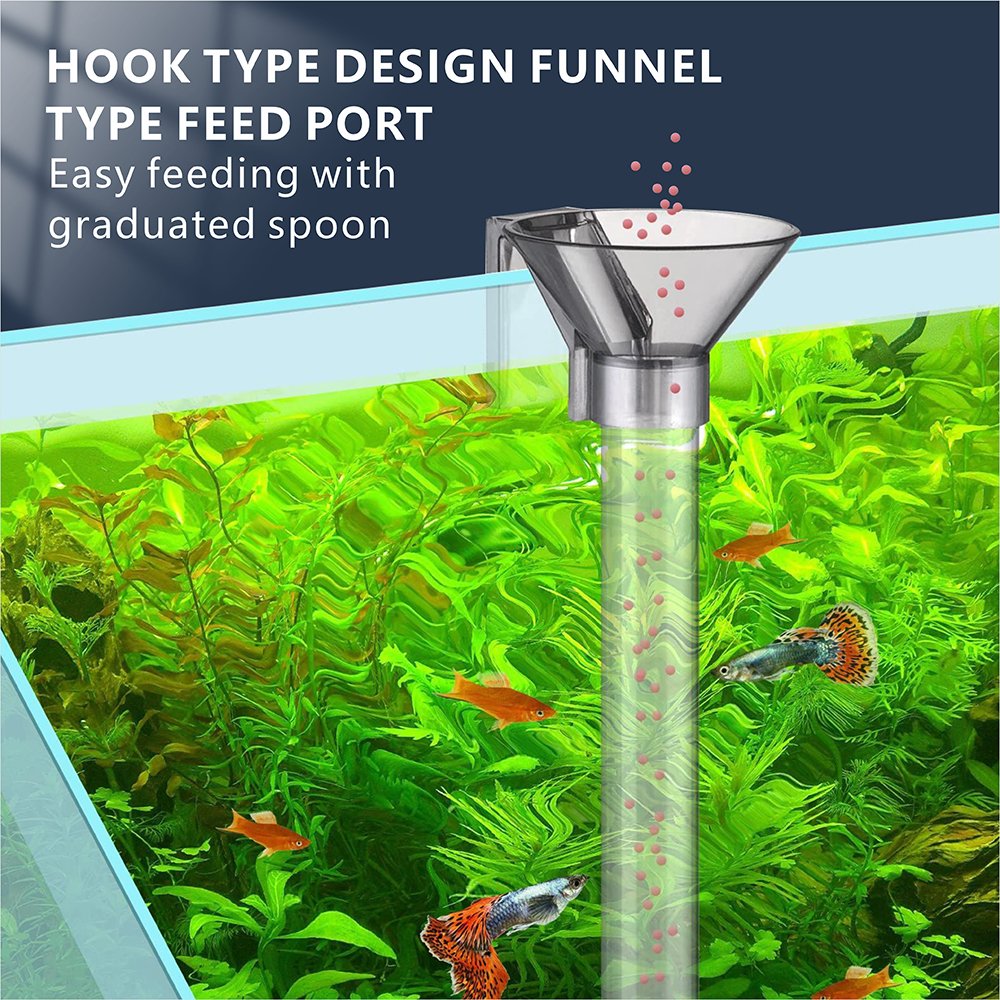 New Design Aquarium Water Inlet Outlet Tube Kit Fish Acrylic Pipe Tube Fish Feeder Tube
