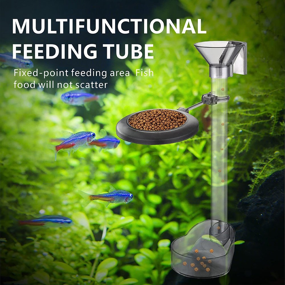 New Design Aquarium Water Inlet Outlet Tube Kit Fish Acrylic Pipe Tube Fish Feeder Tube