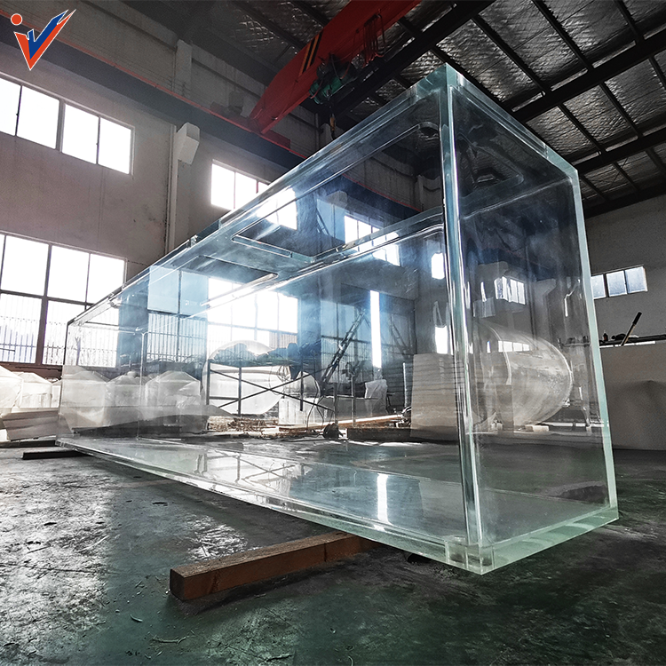 Leyu Factory Clearance Sale Professional Customized Shapes High Transparent Acrylic Fish Tank For Aquarium