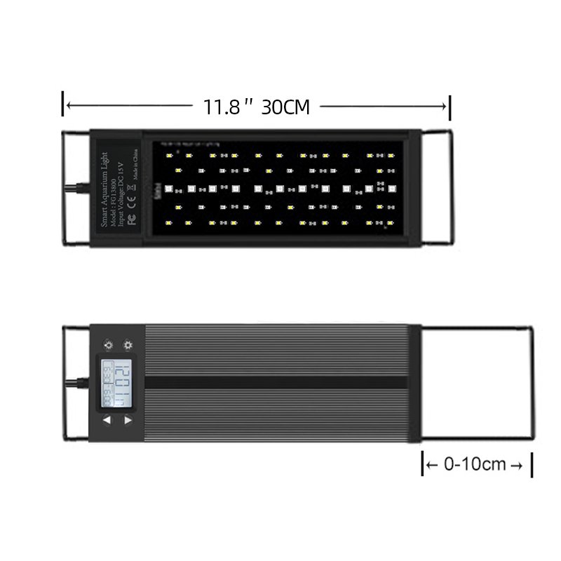 SIROKA SRK-ATL30CM 18W Intelligent Luces Led Acuario LED Aquarium Light decoration LED Light Luz de acuario inteligente