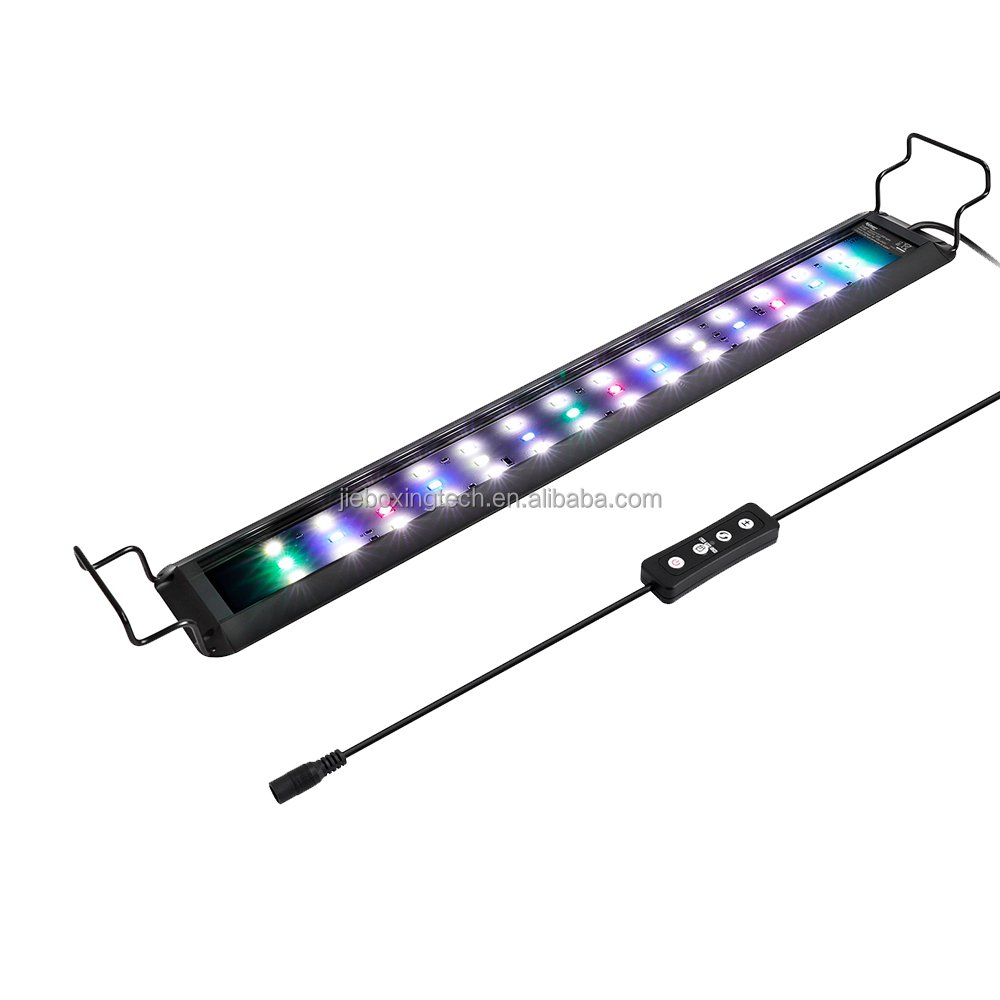 LED Aquarium Light Full Spectrum Fish Tank Light for 12"~18" aquariums with Timer Auto On/Off Adjustable Brightness plant light