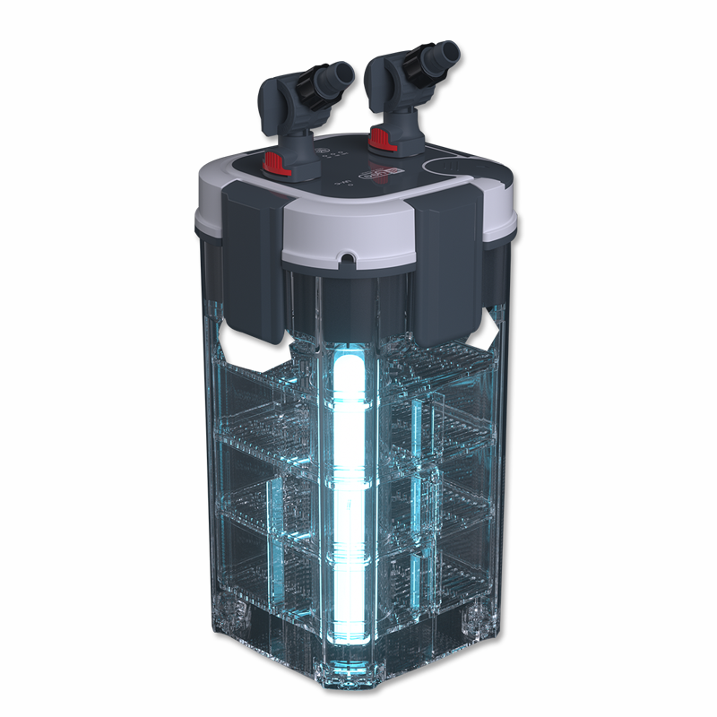 Yee Air Pressure Outside Cylinder Filter Barrel Adjustable Air Volume Aquarium Filters Box with Inlet and Outlet