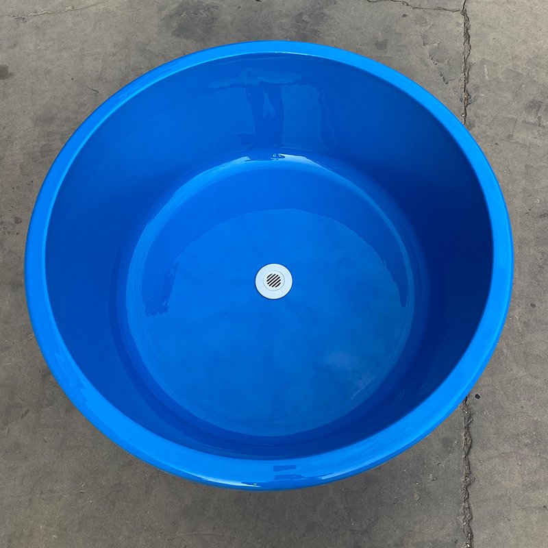 Factory customization high quality fiberglass above ground breeding with window aquaponics larval hatchery fish tank aquariums