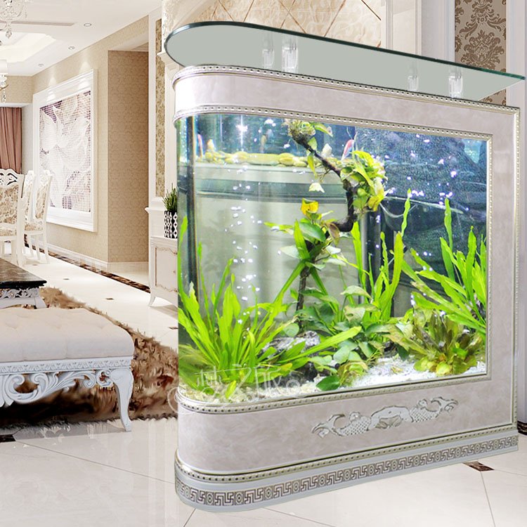 Customized Sizes Large And Medium Bullet Fish Tank Aquariums For Marine And Freshwater With Overflow Sump Cabinet