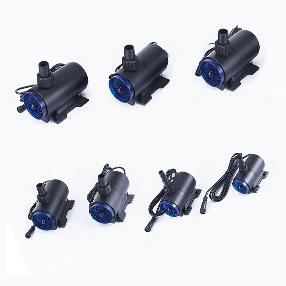 Hsbao New Product Customized Aquarium Marine Freshwater DC Water Pump Submersible sump Circulation Return dc circulation pump