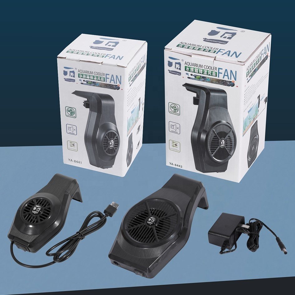 Aquarium Cooling Fan Fans Fish Tank Cold Wind Chiller Adjustable 2 Level Wind Control Cooler Fan