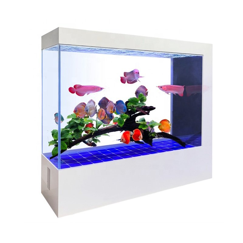 Wholesale custom Latest Design Black glass aquarium prices fish tank aquarium lamp Home Decorations