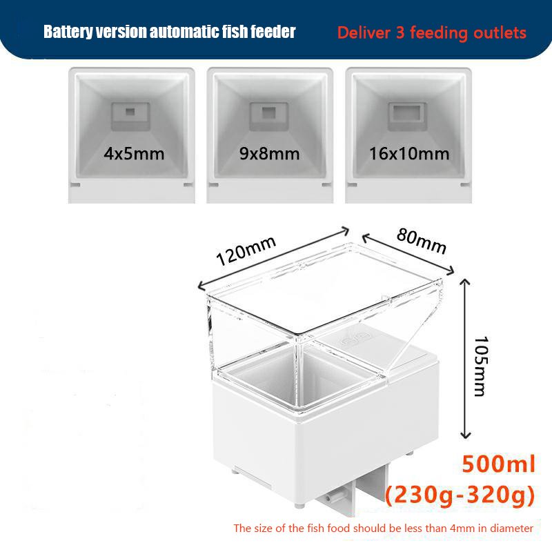 New automatic feeders that don't clog fish tanks Intelligent timed feeding of fish Automatic Fish Feeder for Aquarium