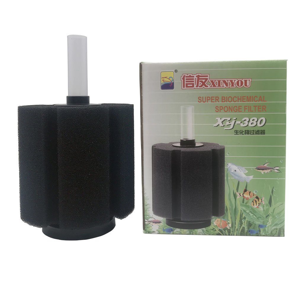 Water & Wood New Large Pond Filtration Foam Biochemical Fish Tank Aquarium Sponge Filter XY-380