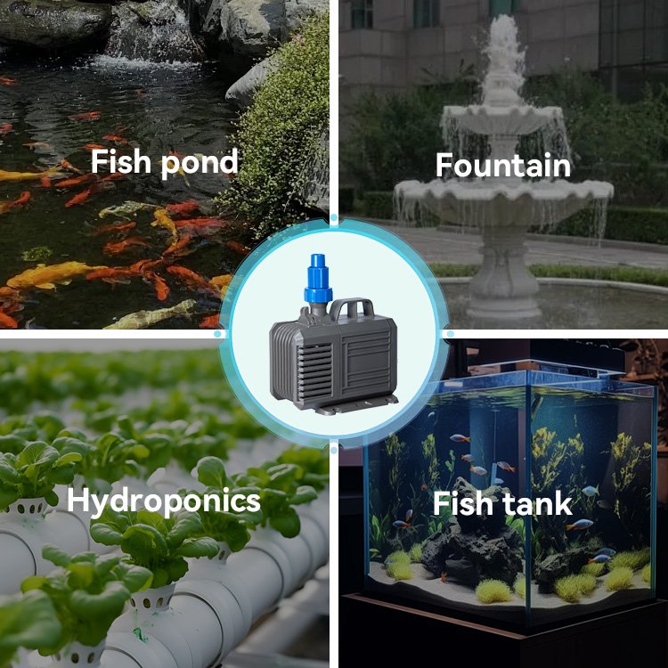 Hydroponic Water Pump For Pond Aquarium Fish Tank Submersible Fountain Pump