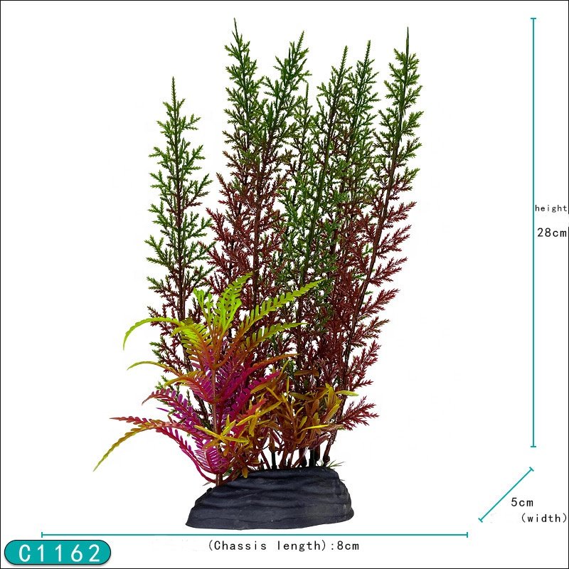 Simulated aquatic plants with multiple colors fish tank accessories fish tank accessories Aquarium decorations