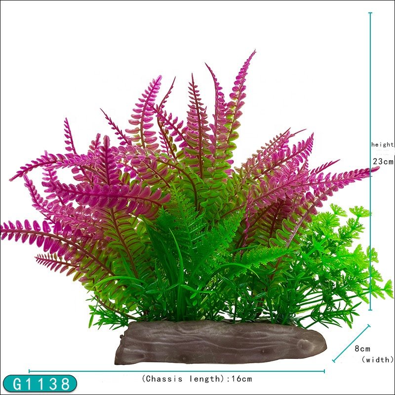 Simulated aquatic plants with multiple colors fish tank accessories fish tank accessories Aquarium decorations